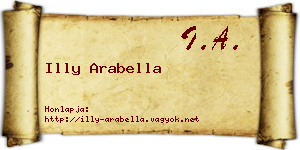 Illy Arabella névjegykártya
